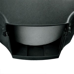 Distributeur de papier hygiénique en rouleau MAXI JUMBO 275 mm - Noir