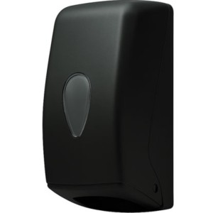 Distributeur de papier hygiénique enchevêtré - NOIR