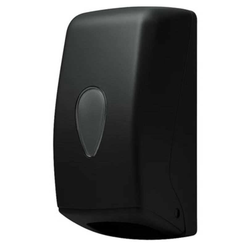Distributeur de papier hygiénique enchevêtré - NOIR
