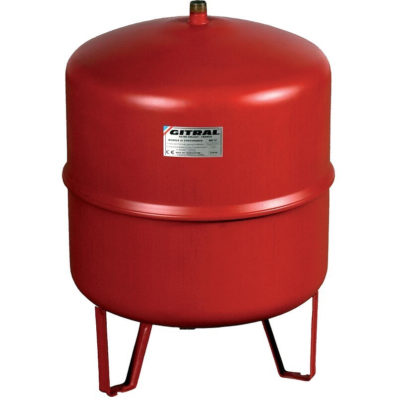 Vase d'expansion fermé 80 litres pose au sol