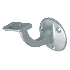 Support de rampe en aluminium à support plat anodisé argent