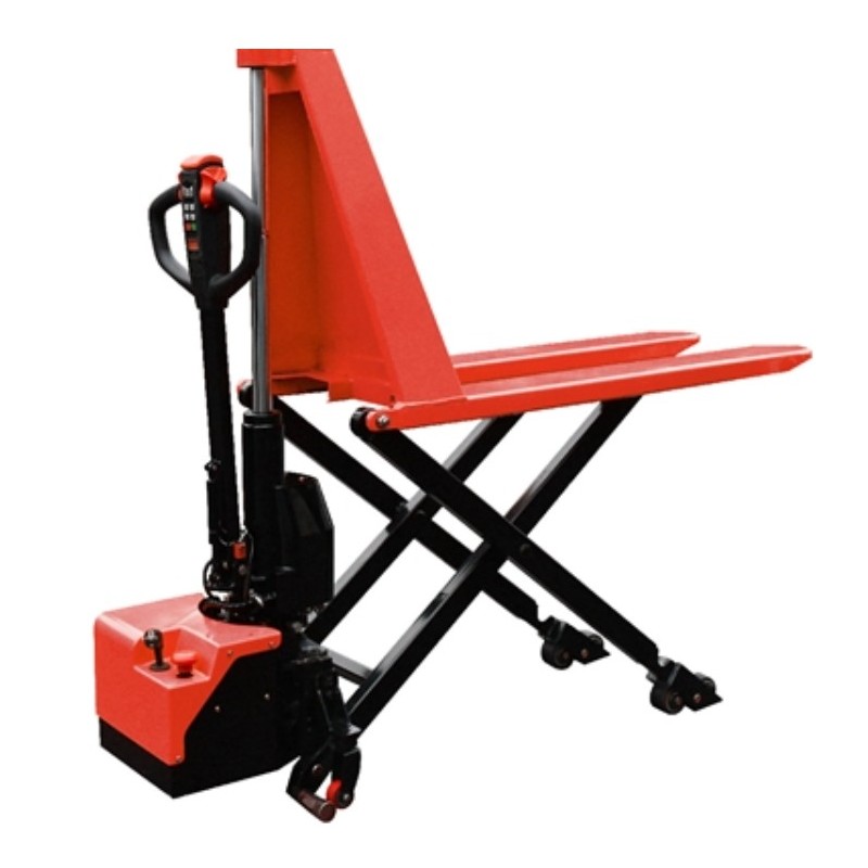 Transpalette électrique haute levée électrique 800mm 1000kg fourches 1140x560mm