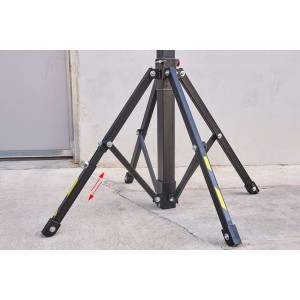 Elévateur manuel 3500 mm chargement par le haut sans plateforme