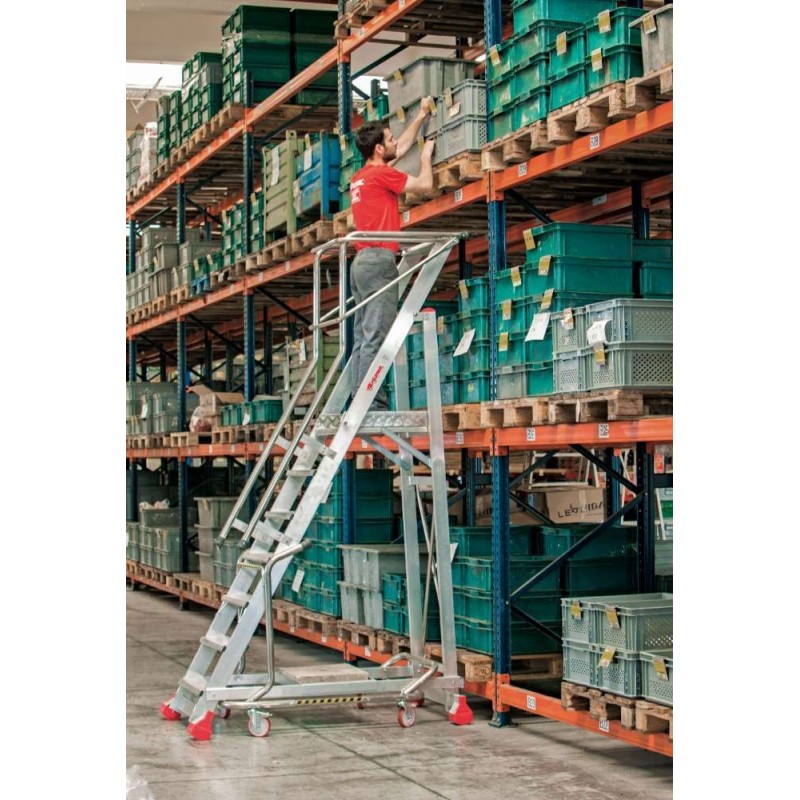 Échelle professionnelle à plateforme en aluminium