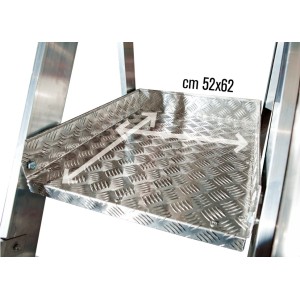 Échelle professionnelle à plateforme en aluminium