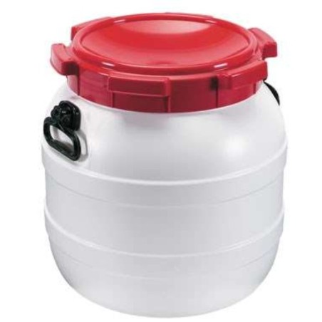 Fut standard à grande ouverture 42 litres UN avec 2 poignées