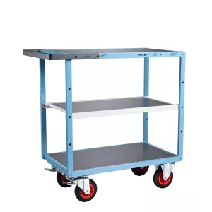Servantes mécano-soudées 3 plateaux tôle galva 400 kg - FIMM