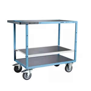 Servantes mécano-soudées 3 plateaux tôle galva 400 kg - FIMM