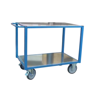 Servantes établis 2 plateaux tôle galva 500 kg - FIMM