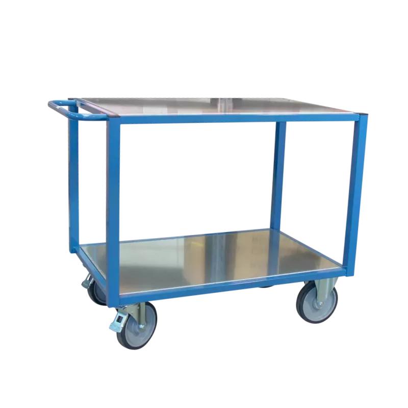 Servantes établis 2 plateaux tôle galva 500 kg - FIMM