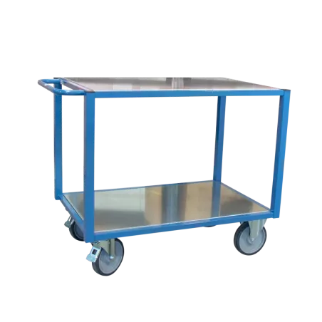 Servantes établis 2 plateaux tôle galva 500 kg - FIMM