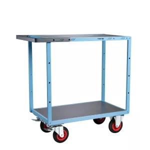 Servantes mécano-soudées 2 plateaux tôle galva 400 kg
