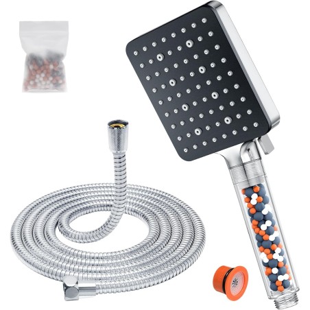 Pommeau de Douche avec Tuyau 1.6m