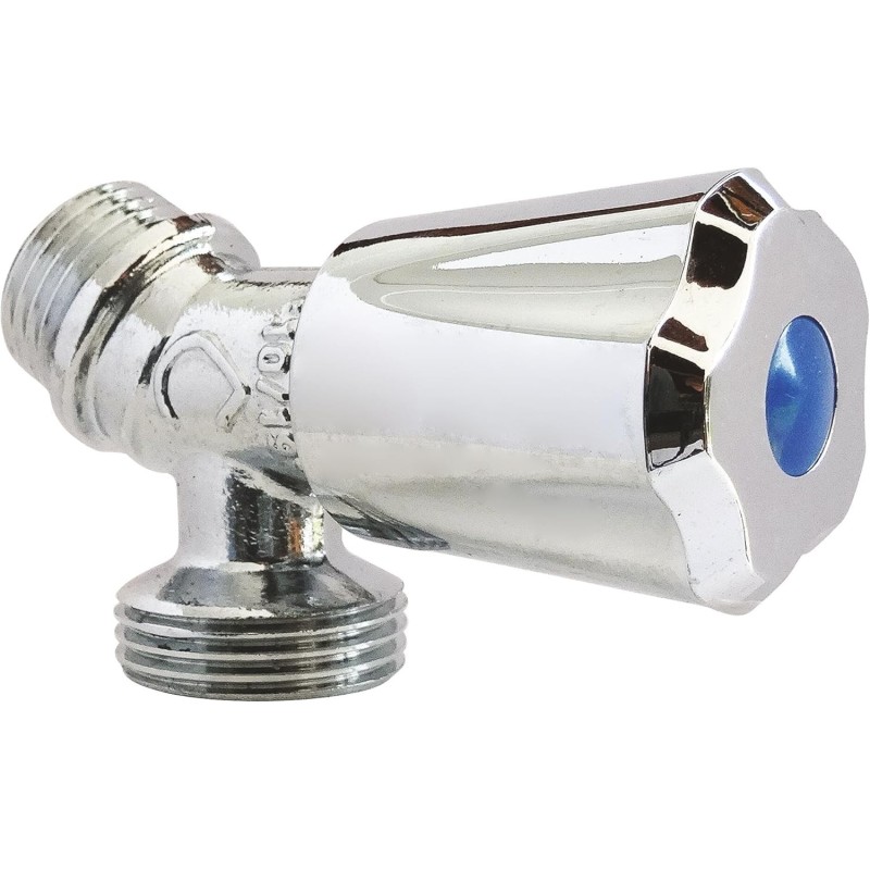 Robinet standard à clapet pour machine à laver, entrée M1/2", sortie M3/4 Robinet standard à clapet pour machine à laver, entrée M1/2", sortie M3/4