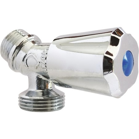 Robinet standard à clapet pour machine à laver, entrée M1/2", sortie M3/4