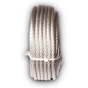 Câble 3 mm de Traction Non Gainé - Acier Galvanisé