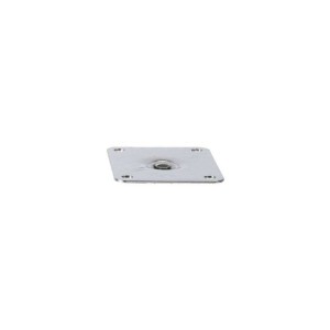 Platine inox pour pieds 102x80x2mm - Entraxe 80x60mm