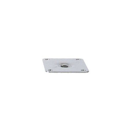 Platine inox pour pieds 102x80x2mm - Entraxe 80x60mm