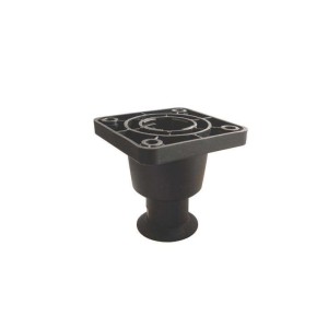 Pied réglable - 100mm - plaquette 95x95mm avec lamage