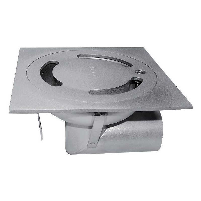 Siphon inoxydable à cloche Netsol 150x150 mm vertical H50 mm V501F - ACO Siphon inoxydable à cloche Netsol 150x150 mm vertical H50 mm V501F - ACO