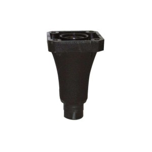 Pied réglable noir - 150mm - réglage 70mm - fixation 95x95mm