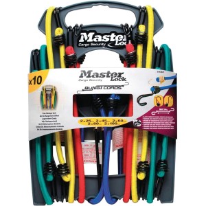 Lot de 10 tendeurs d'arrimage - Crochet Inverse mixte