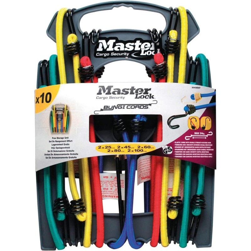 Lot de 10 tendeurs d'arrimage - Crochet Inverse mixte Lot de 10 tendeurs d'arrimage - Crochet Inverse mixte