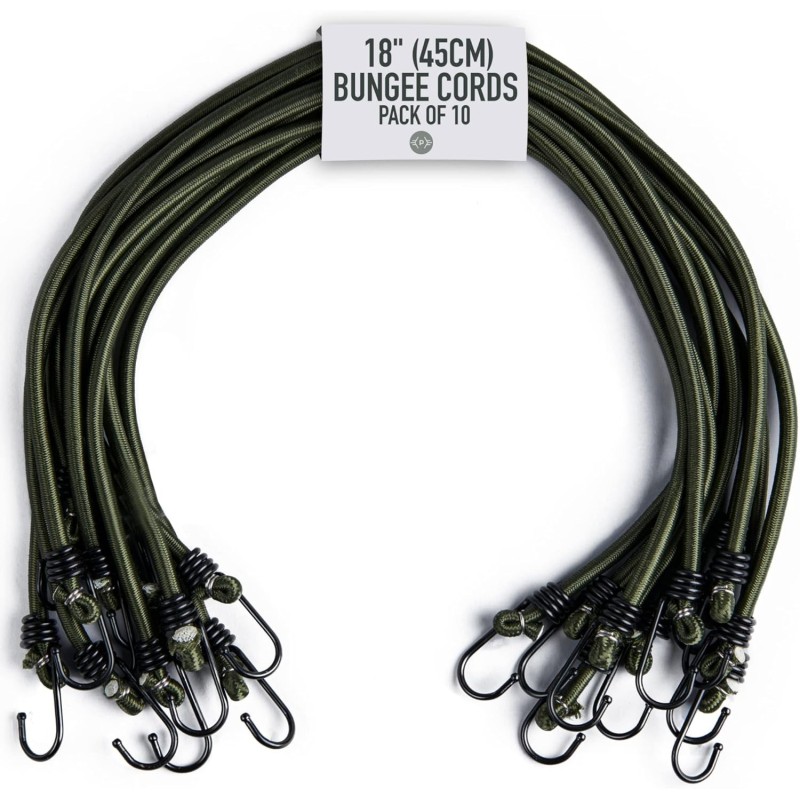 10 Tendeurs avec Crochets pour Bagages, Barres de Toit, Camping 10 Tendeurs avec Crochets pour Bagages, Barres de Toit, Camping
