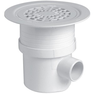 Siphon de sol PVC Blanc Sitar - NICOLL