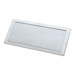 Vide-déchet basculant encastrable - AISI304 - 482x216x10mm - avec glissière