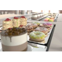 Plateaux de présentation inox