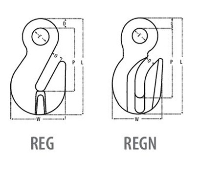 Crochet de raccourcisseur à œil Grade 100