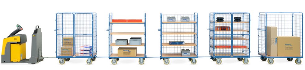 Les chariots pour le transport de colis