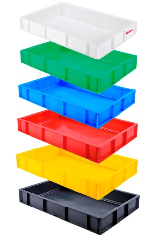 Bac à pâtons 600 x 400 x 90 mm 15 Litres 9 couleurs - Gilac