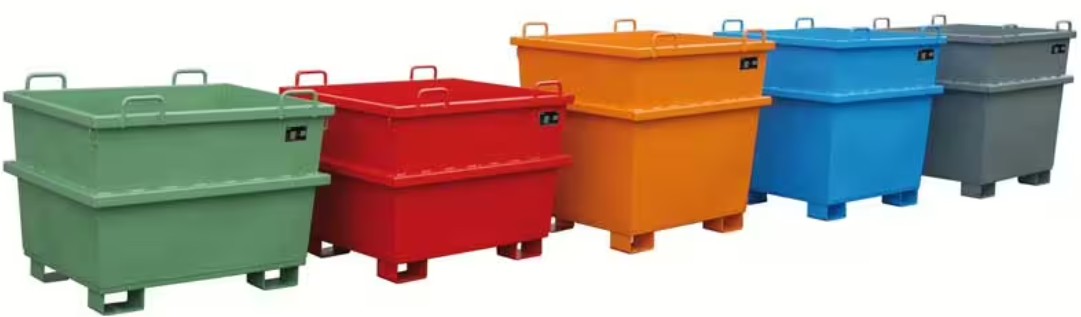 Conteneur universel  pour collecter et transporter des matériaux en vrac