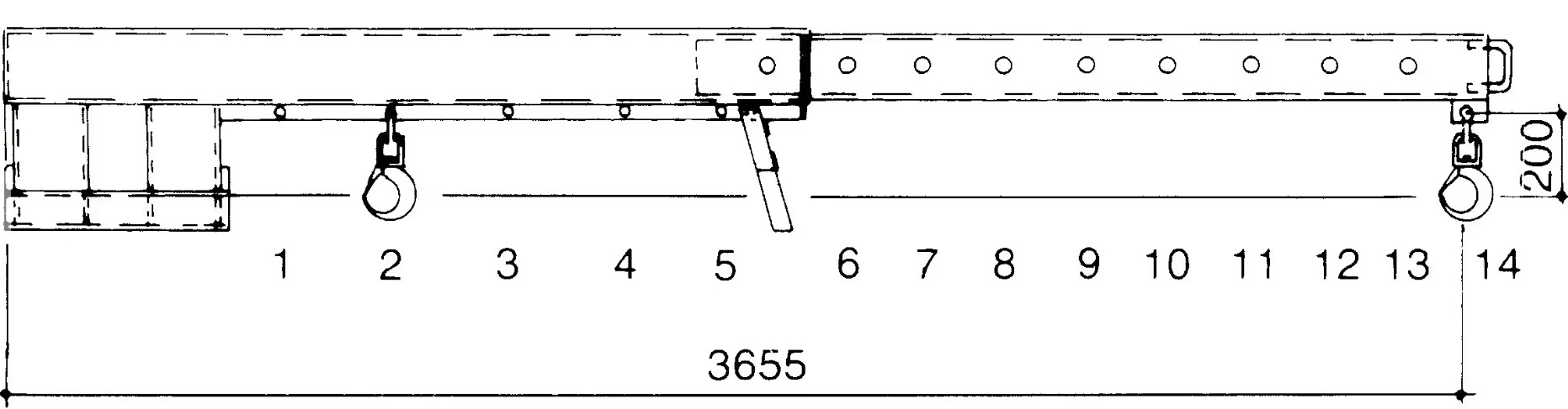 Chargeur télescopique pour chariot élévateur